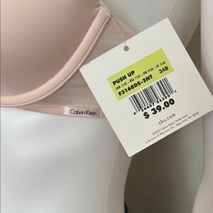 Calvin Klein Blush Push Up Bra